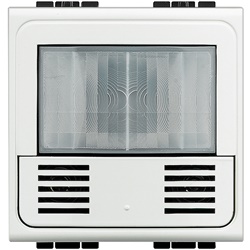 Interruttore LivingLight Green Switch PIR+US bianco 230V 2 moduli controllo luminosità ambienti interni