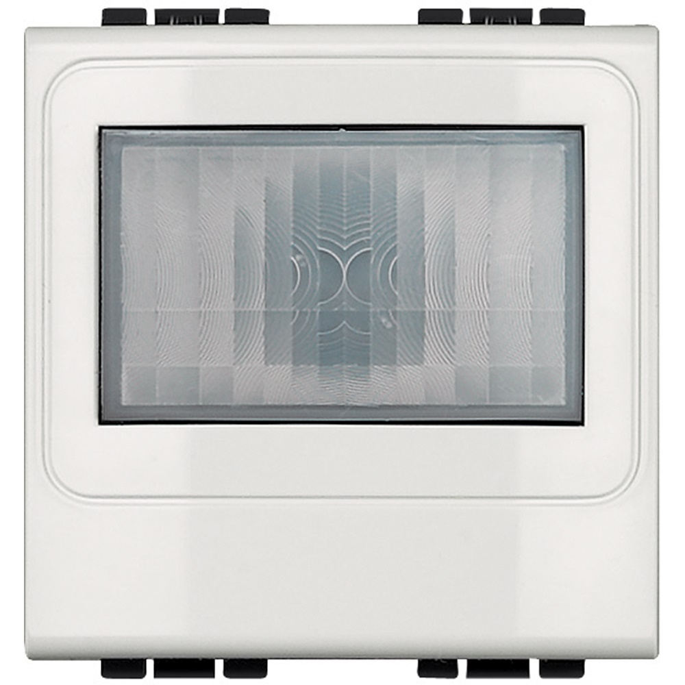 Green Switch BUS-SCS PIR bianco rilevatore movimento luminosità incasso 2 moduli LivingLight