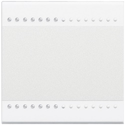 Copritasto Livinglight 2 funzioni 2 moduli bianco per impianti elettrici residenziali