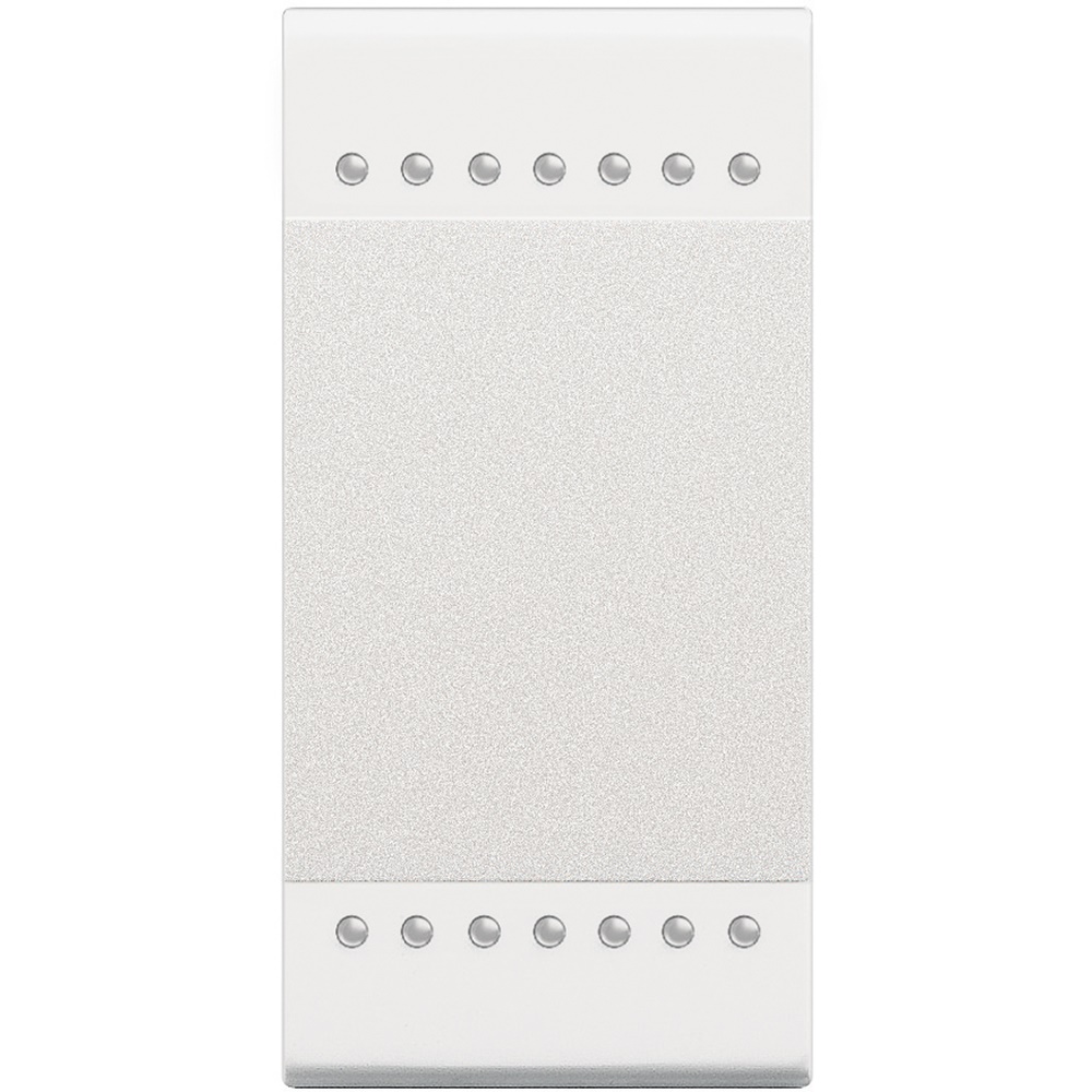 Copritasto Livinglight bianco 2 funzioni 1 modulo per impianti elettrici