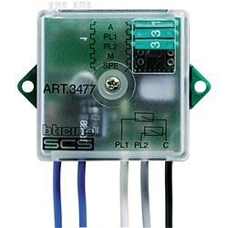 Interfaccia contatti BASIC SCS 2 moduli guida DIN LED controllo attuatori automazione elettrica