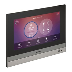 Touch screen 7” domotica MyHOME controllo luci antifurto videocitofono interno esterno grigio Tech