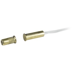 Contatto magnetico incasso ottone alta resistenza per serramenti non ferromagnetici sistemi sicurezza automazione