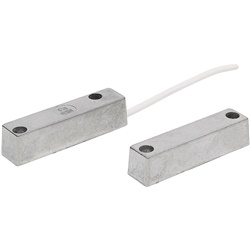 Contatto magnetico NC metallo per infissi sicurezza controllo accessi installazione a vista