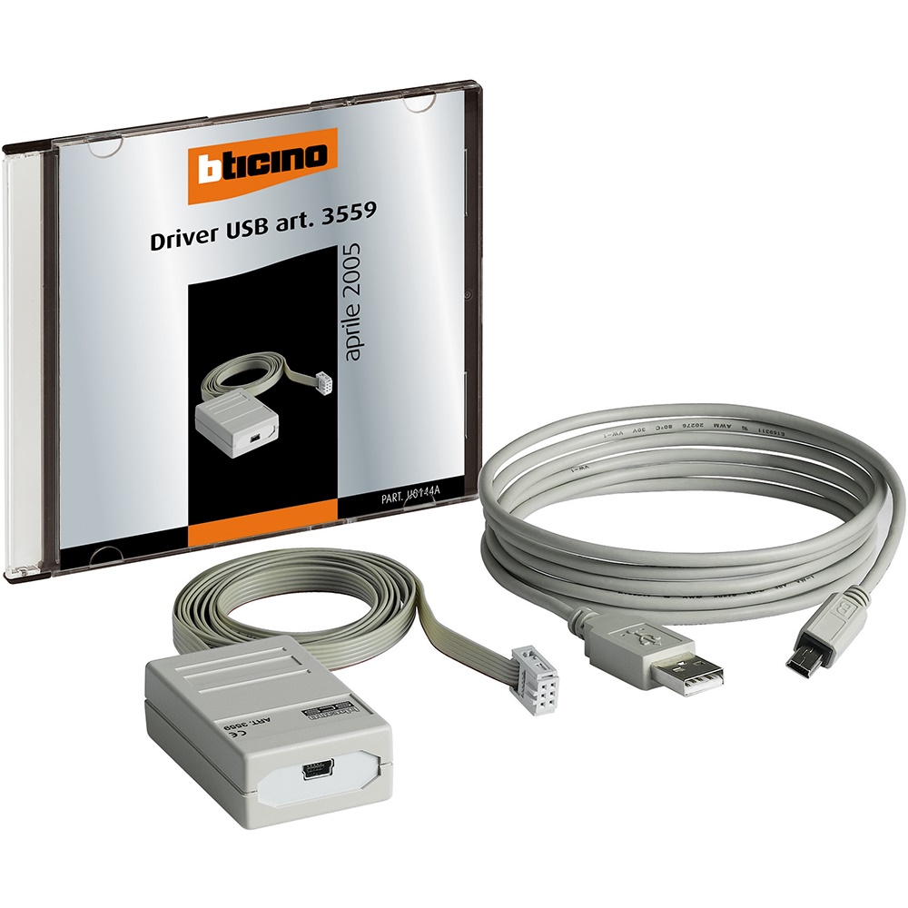 Cavo programmazione USB alta qualità per automazione antifurto termoregolazione diffusione sonora