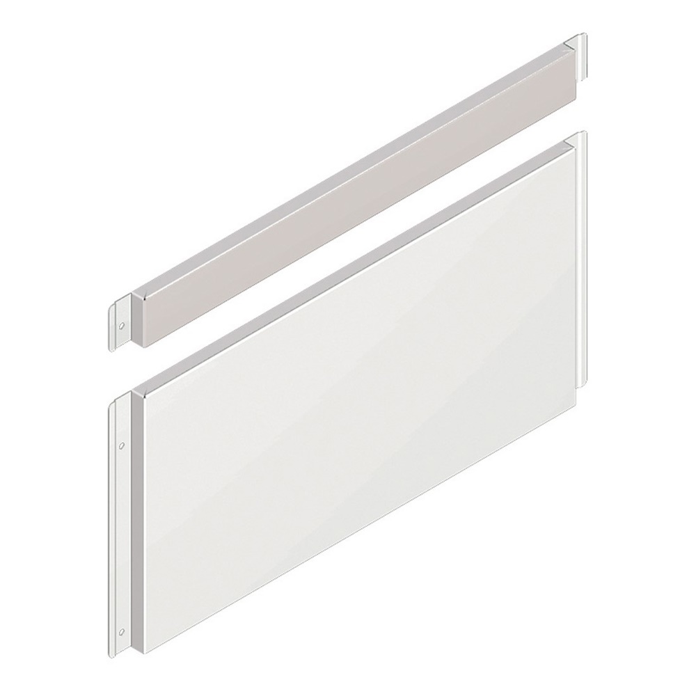 Flatwall testate superiori e inferiori bianche per chiusura vani liberi