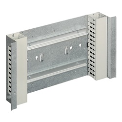 Supporto Flatwall h30 cm con guide DIN e canali per montaggio apparecchi modulari