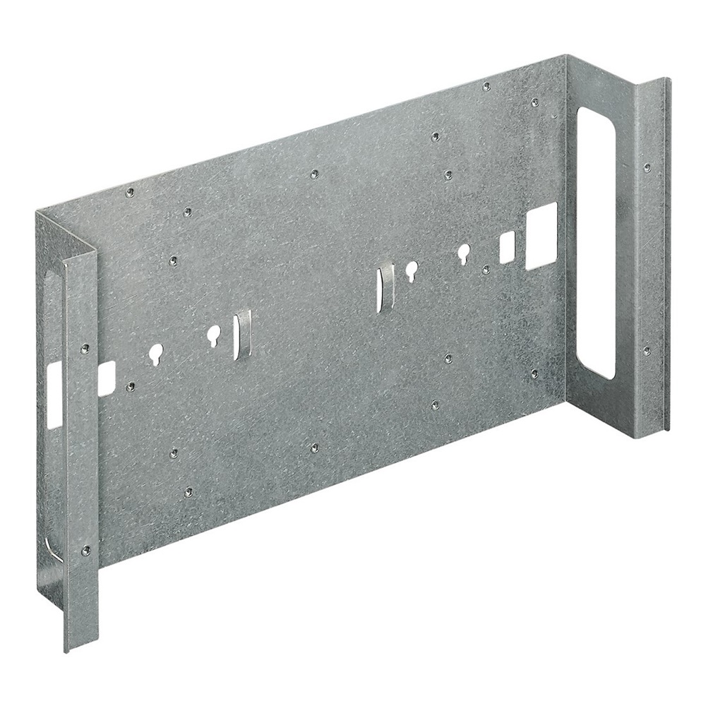 Supporto portapparecchi Flatwall H300 senza guide DIN per fissaggio libero apparecchi e cavi montagemanto