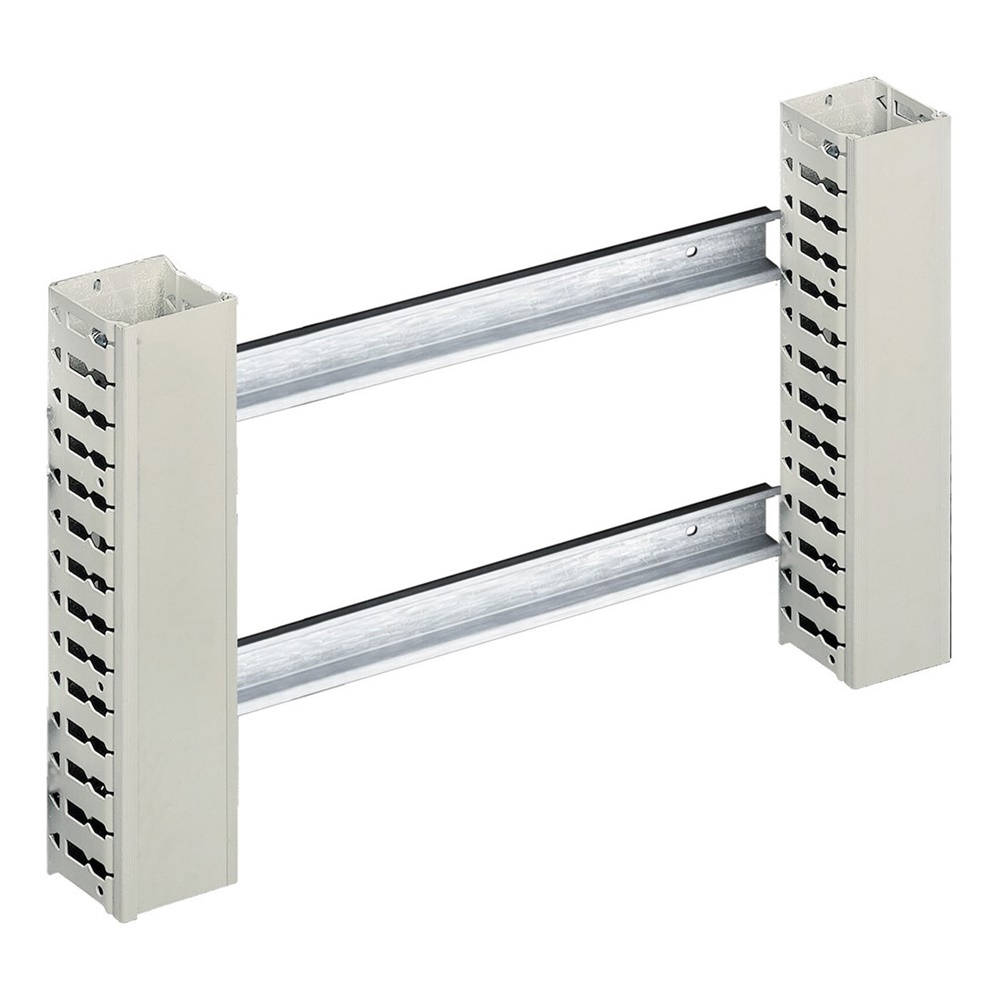 Flatwall kit canaline e guide DIN per supporti h300, coppia