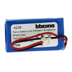 Batteria sirena interna 6 celle alta affidabilità per sistemi sicurezza e allarme