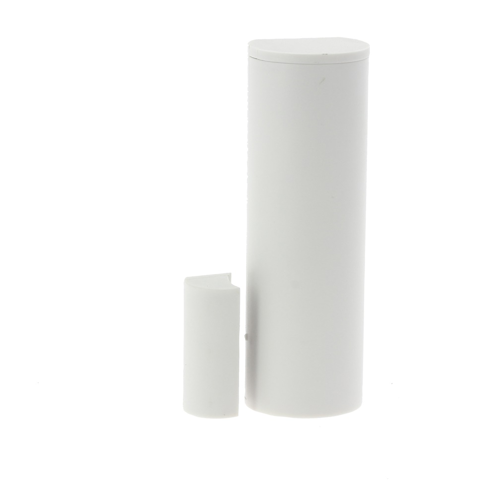 Contatto magnetico radio 868MHz bianco con 2 ingressi programmabili per sistemi di allarme porte e finestre