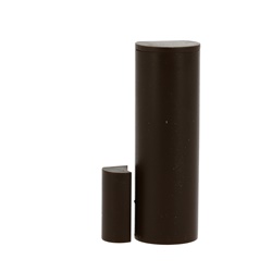 Contatto magnetico radio 868MHz marrone con 2 ingressi programmabili per sicurezza e automazione