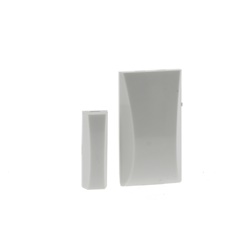 Mini contatto magnetico radio 868MHz bianco per sicurezza automazione spazi ridotti