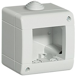 Custodia IP40 2 moduli per installazioni elettriche interne