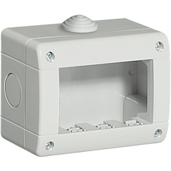IDROBOX LUNA custodia IP40 3 posti per moduli elettrici civili e industriali