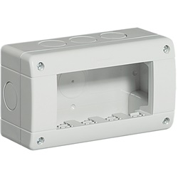 Custodia IDROBOX LUNA IP40 4 posti modulari per installazioni elettriche interne