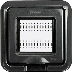 Coperchio IP55 2 moduli per installazione incassata LivingLight Luna