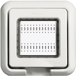 Coperchio IP55 2 moduli per installazione incassata LivingLight/Luna