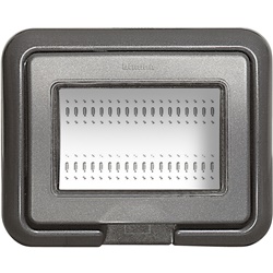 Coperchio IP55 3 moduli incasso LivingLight/Luna antracite