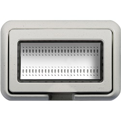 Coperchio IP55 4 moduli bianco per installazione incassata