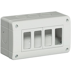 Custodia IP40 Idrobox Matix 4 moduli per impianti interni