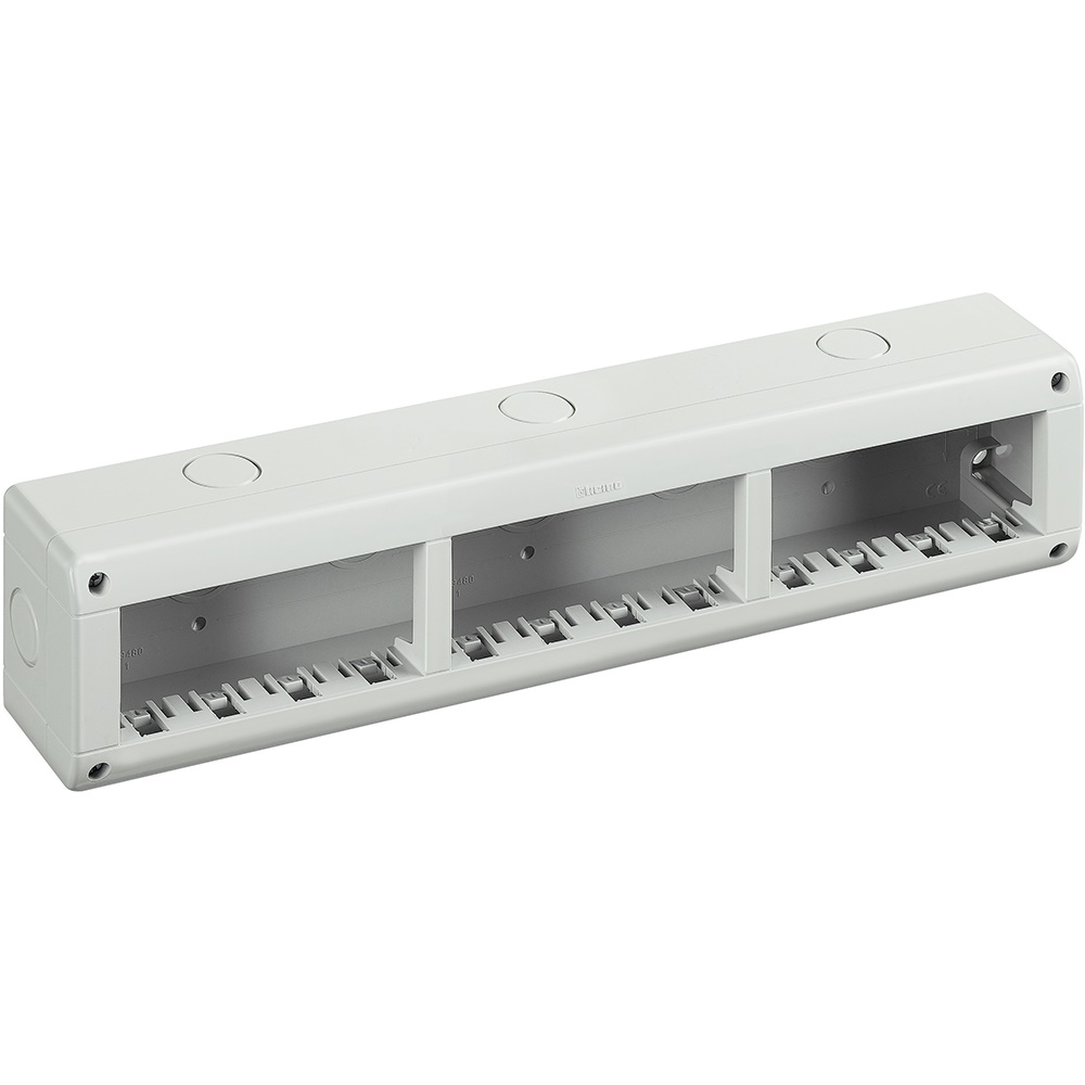 Custodia IP40 12 poli base e coperchio per installazioni elettriche interne