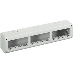 Custodia IP40 12 poli base e coperchio per installazioni elettriche interne