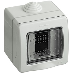 Custodia IP55 protettiva 1 modulo Matix per installazioni elettriche