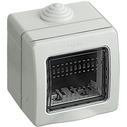 Custodia IP55 protezione 2 moduli Matix installazione elettrica