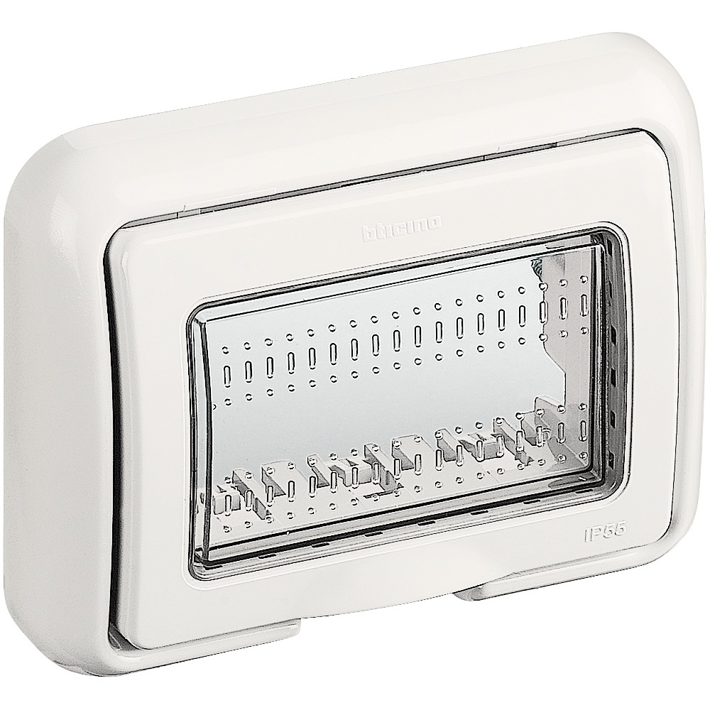 Coperchio IP55 3 posti bianco per IDROBOX MATIX