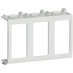 Adattatore 3 moduli Idrobox Magic/Matix per installazioni elettriche IP40/IP55, compatto e resistente
