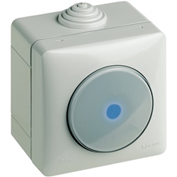 Deviatore da parete 16A 250Vac IP55 per ambienti umidi