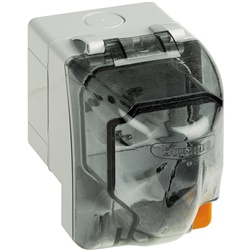 Contenitore IP66 2 moduli per prese Matix parete esterno