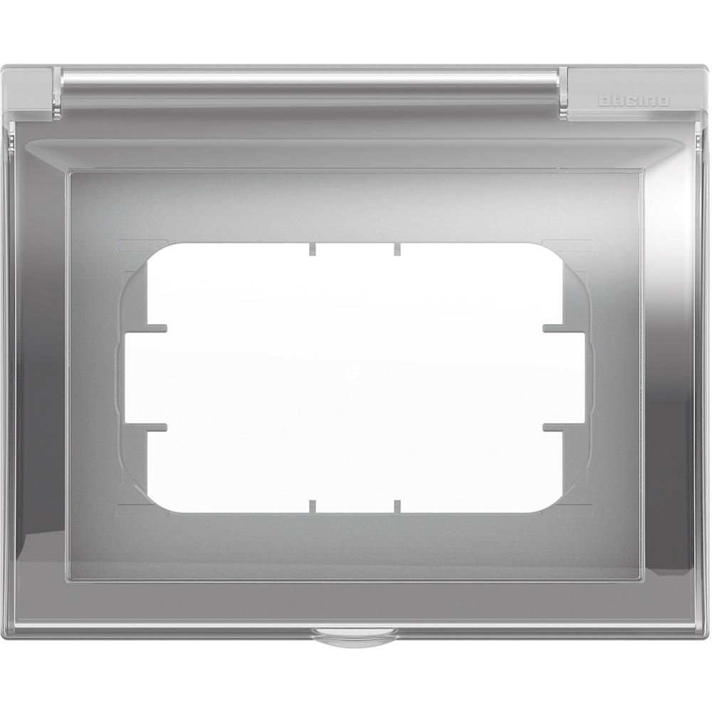 Cover universale Idrobox IP44 3 moduli protezione acqua polvere esterni