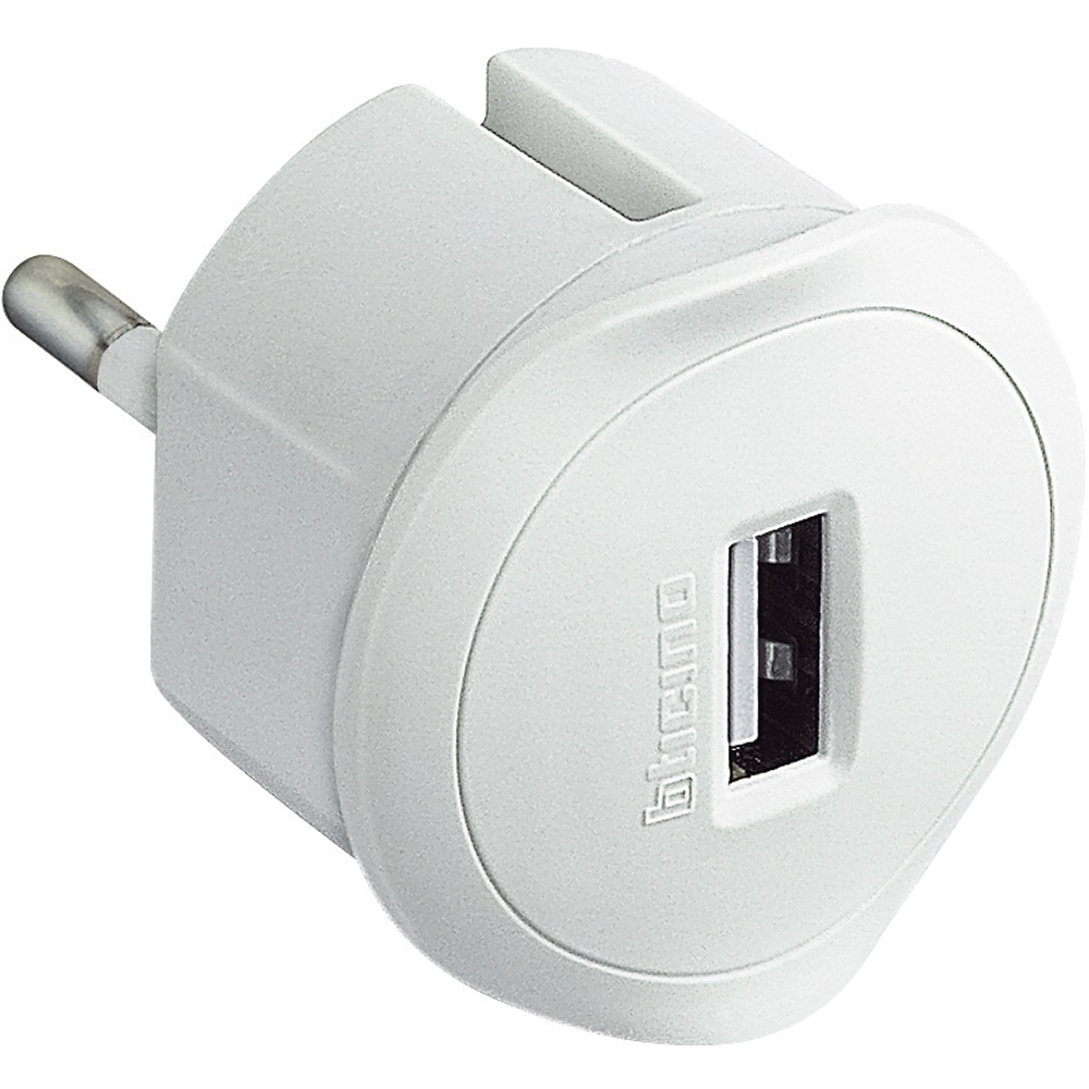 Kit adattatore spina tedesca USB 1,5A bianco per uso civile