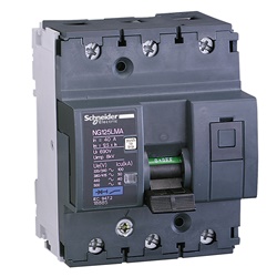 Interruttore magnetico 3 poli NG125LMA 12,5A 50kA protezione cortocircuito industriale