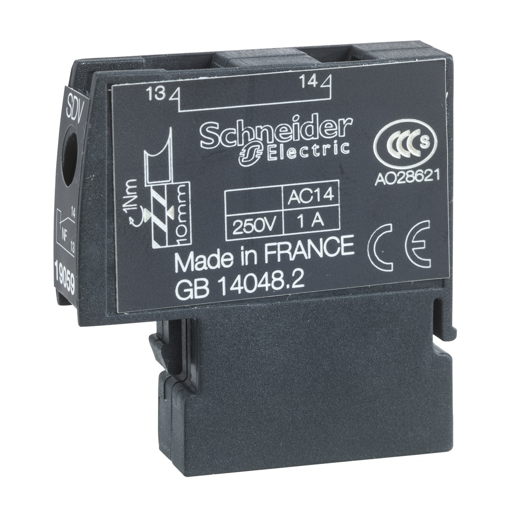 Contatto guasto differenziale SDV NC Acti9 Vigi NG125 indicazione remota posizione dispositivo