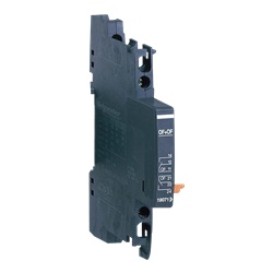 Contatto ausiliario doppio aperto-chiuso OF+OF Acti9 NG125 montaggio su guida DIN
