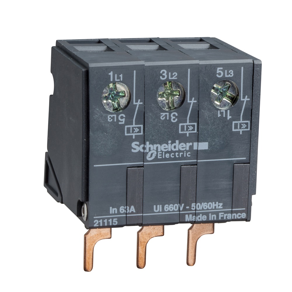 Blocco limitatore PDI 100kA protezione sovracorrente per impianti elettrici P25M