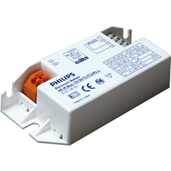 Reattore alta frequenza compatto HF-Matchbox Blue per lampade TL mini, TL-D, TL5, PL-T/C, potenza sotto 25W, efficienza energetica A2, uso illuminazione bassa potenza