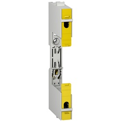 Piastra estraibile 1P Multi9 base plug-in grigia per dispositivi C60 max 63A