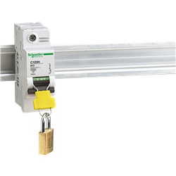 Blocchi lucchetto Acti9 C120 set 4 pezzi accessorio sicurezza leva C120