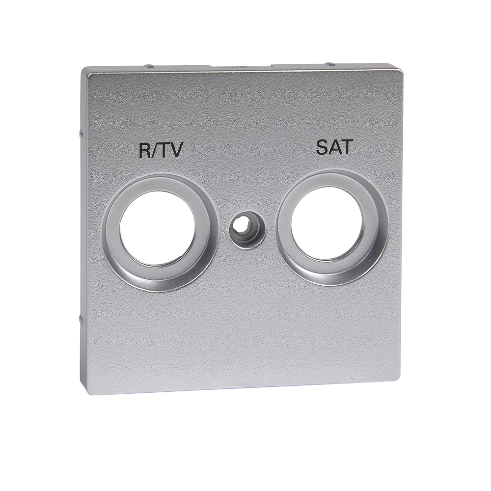 PLACCA CENTRALE R/TV+SAT ALLUMINIO