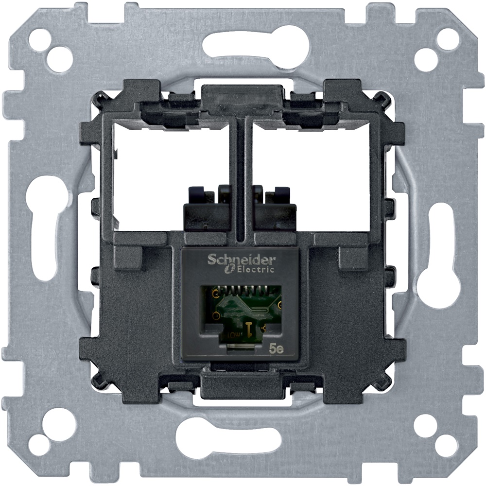 Presa RJ45 singola Cat6 UTP S-One per installazioni a parete IP20 System M Schneider Electric