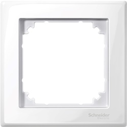 Cornice Merten System M Smart Bianco Brillante Singola per Interni IP20