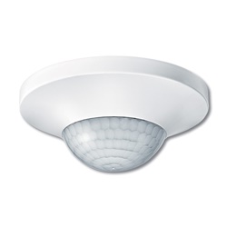 Rilevatore presenza KNX Argus con comando illuminazione e ricevitore IR bianco polare per controllo ambienti interni