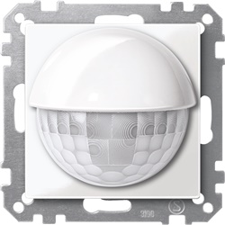 Rilevatore movimento KNX Argus 180° 2,2 m incasso bianco polar lucido System M