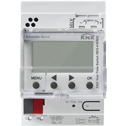 Programmatore orario annuale KNX 8 canali con funzione astro e sincronizzazione DCF/GPS per automazione impianti