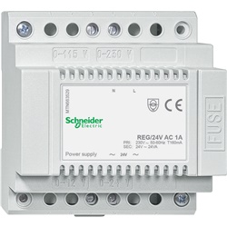 Alimentatore regolato CA 24V 1A per sensori meteorologici e dispositivi KNX montaggio su guida DIN