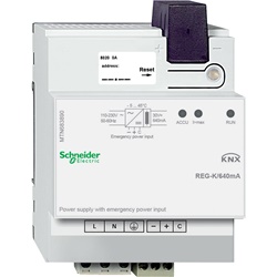Alimentatore KNX REG-K 640 mA con ingresso emergenza per linea bus fino 64 dispositivi